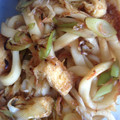 ４番目's cooksnap of when they made 長ネギと油揚げの焼きうどん♪.
