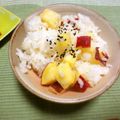まろんかふぇ's cooksnap of when they made ほっくほく～ウチの定番❤サツマイモご飯.