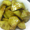 *くまねこ*'s cooksnap of when they made 簡単!!揚げない＊大学芋＊.