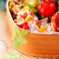 ニコニコまっきー's cooksnap of when they made カニマカとちくわで簡単お花♪弁当すき間に.