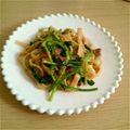 ピーナッツ子♪'s cooksnap of when they made ベーコンとほうれん草のクリームパスタ.