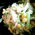 さやぞ～'s cooksnap of when they made 小松菜の簡単マヨあえサラダ.