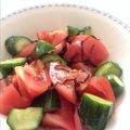 nanacoh's cooksnap of when they made 塩こぶ入り☆きゅうりとトマトのサラダ.