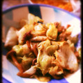 リリヰ's cooksnap of when they made ご飯が進むレタスときのこの旨バター炒め♪.