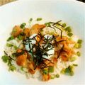 にゅにゅー's cooksnap of when they made 焼き鳥丼　温泉卵添え.