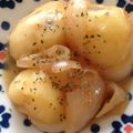 ささゴロー's cooksnap of when they made 新じゃが芋と新玉葱のバター醤油煮.