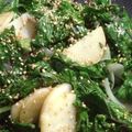 Yooboo's cooksnap of when they made ケールのシンプル塩炒め.