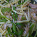 ゆかぽん☆た's cooksnap of when they made ごはんがすすむ☆豚こまの青椒肉絲＊簡単.