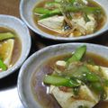 がるばんぞママ's cooksnap of when they made オイスターソースであったか絹ごしどうふ.