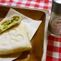 yoco152's cooksnap of when they made アボカドとクリームチーズのホットサンド.