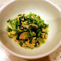 ぷちぷちかなこ's cooksnap of when they made 卵で美味しく❤ かぶの葉とツナの炒めもの.
