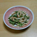 ゆもパパ's cooksnap of when they made ちくわと水菜の和え物.