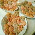 おレん's cooksnap of when they made 美味しい♪やみつき♪あおさ梅干しクッキー.