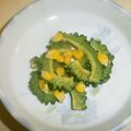 白いぐれーぷ's cooksnap of when they made ゴーヤのマヨコーン炒め.