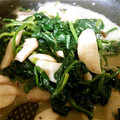 RRchama's cooksnap of when they made エリンギとほうれん草のにんにくバター炒め.