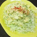 ZenTofu's cooksnap of when they made 半熟たまごソースとろ〜りキャベツサラダ.