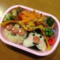 minch＊＊'s cooksnap of when they made キャラ弁＊アンパンマン*おむすびまん.