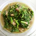 wavefile's cooksnap of when they made ほうれん草とツナのソテー.
