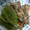 REDSLOVE's cooksnap of when they made ピーマンとマイタケのめんつゆワサビ.