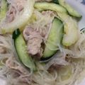 DuffysCafe's cooksnap of when they made 簡単！春雨サラダ✩セロリ･きゅうり＆豚肉.