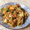 Yuuu＊＊'s cooksnap of when they made 春ｷｬﾍﾞﾂと厚揚げみそ炒め.