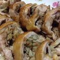 世界のヤマカチ's cooksnap of when they made 鶏のゴボウ巻き照り焼き.
