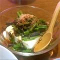 麻's cooksnap of when they made わらびのせ冷や奴.