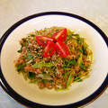 龍青空ママ's cooksnap of when they made 冷凍ご飯で☆三つ葉とじゃこの和風炒飯.