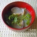 オレンジデイ's cooksnap of when they made あさりとクレソン❀味噌汁！.