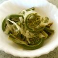 チャムハムママ's cooksnap of when they made 超簡単☆春満喫☆こごみの味噌マヨ胡麻和え.