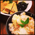 QOUNTA's cooksnap of when they made 炊飯器で作る！簡単たけのこご飯.
