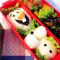 ふなここ's cooksnap of when they made オラフでおにぎり☆キャラ弁.