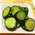 ととま〜る's cooksnap of when they made 簡単！居酒屋風きゅうりのおつまみ.