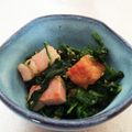 やっぺ☆'s cooksnap of when they made ほうれん草とベーコンのニンニク炒め.
