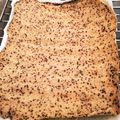 ZenTofu's cooksnap of when they made ノンオイル！おからの黒ゴマチップス.