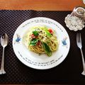 りょーまむ's cooksnap of when they made ★アボガドとエビのバジルマヨパスタ★.