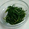 crystaI's cooksnap of when they made おかひじきの辛子醤油和え.
