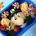 himayu's cooksnap of when they made キャラ弁♪ルイージ♪@スーパーマリオ☆.