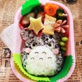 ☆☆しゃん☆☆'s cooksnap of when they made 幼稚園 お弁当 キャラ弁 トトロ.