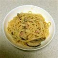 なつきち＊＊'s cooksnap of when they made きのこたっぷり☆クリームパスタ.