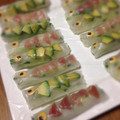 yop＊meizi's cooksnap of when they made 鯉のぼりの生春巻き☆.