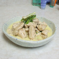 jida's cooksnap of when they made 鶏肉とねぎのクリーム煮・おとな風.