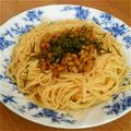 ひなちゅまま's cooksnap of when they made 納豆タラコスパゲティー.