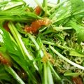 オリジナルレシピ's cooksnap of when they made じゃことベーコンとトマトの水菜サラダ.