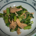 p-mitty's cooksnap of when they made 大根の葉とツナの炒め煮.