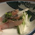 天照嫁's cooksnap of when they made アジの刺身の胡麻和え.