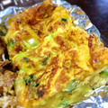 ikababa's cooksnap of when they made 簡単お弁当おかず「ネギ＆チーズの卵焼き」.