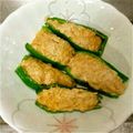 なふぃあ's cooksnap of when they made 椎茸の合挽肉チーズマヨ詰め焼き：洋風.