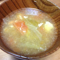しましましっぽ。's cooksnap of when they made トマトとレタスのふんわり卵スープ♪.