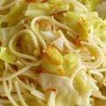 waco☺'s cooksnap of when they made 桜えびとキャベツのスパゲッティ.